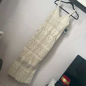 Lucky Brand crochet maxi dress